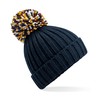 Winter hat - mod. B390:French Navy, 100% acrylic, inside, One Size